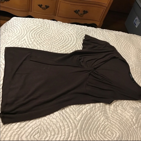 Arden B vintage one sleeve flattering brown blouse - Picture 5 of 7